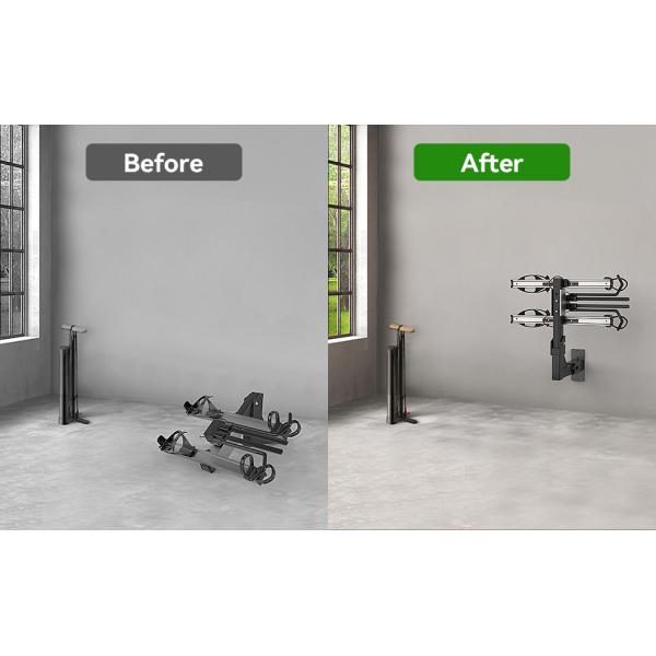 Accrochage monté à vélo support suspendu Garage organisateur facile à charger Trailer accrochage récepteur de stockage