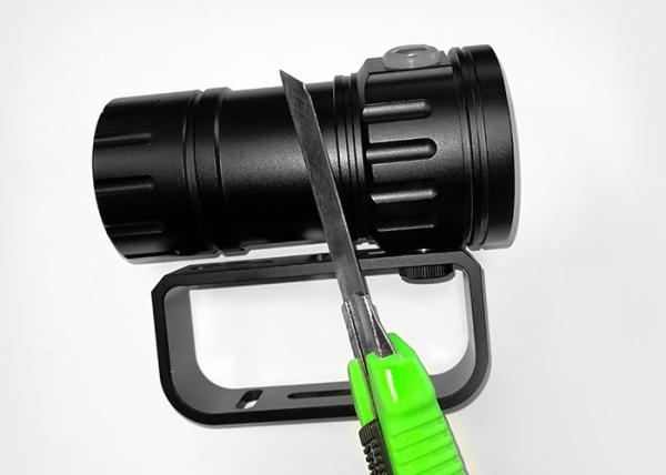 Waterproof High Brightness LED Flashlight 300W Max 18000LM White Four 18650 Battery