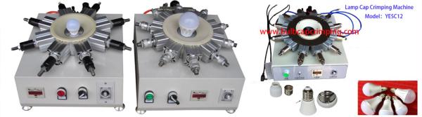 B22 Lamp Cap Crimping Nailing Punching Machine For LED Lamp Cap Holder Crimping