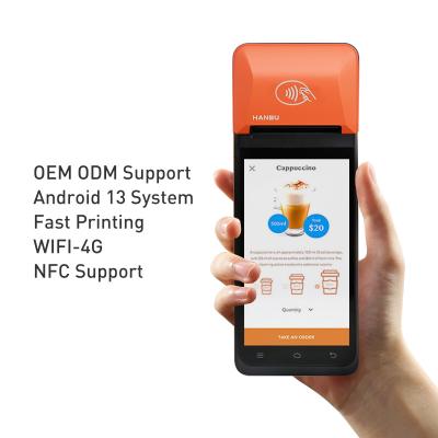 32GB Storage Mobile POS NFC Point Of Sale POS Terminal 5.5 Inch