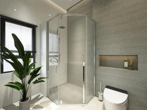 8mm 10mm 12mm Clear Low Iron Toughened Tempered Glass Shower Screen