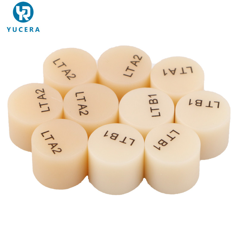 Factory  Price Yucera Ingots Block Press Ingots Block for Dental restoration for CE ISO for Lab for Clinic Good Aesthetic Effect