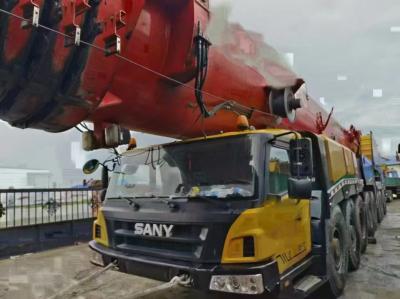 600t SANY Cranes de caminhão duplo Mercedes Benz Motores Sany Cranes móveis