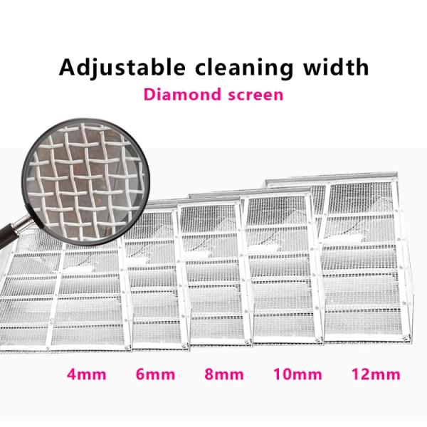 Environmentally Friendly 1200mm Industrial Steel Walk-Behind Beach Sand Cleaning Machine