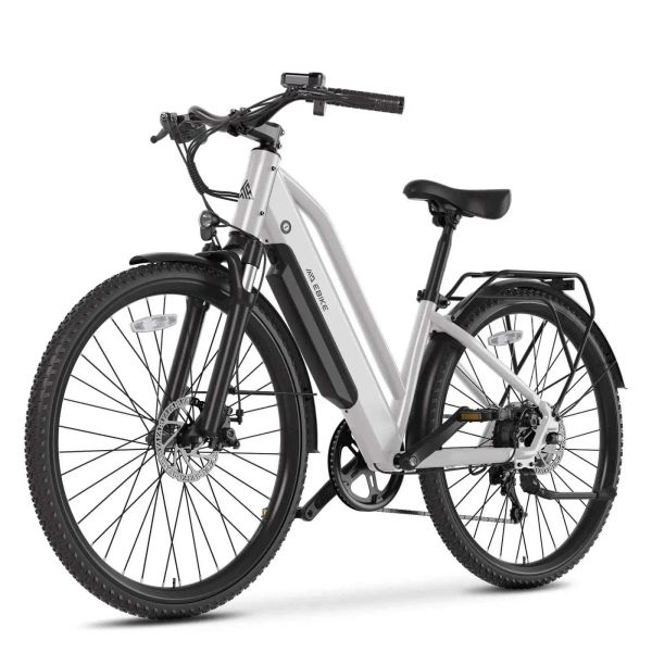 TST C624 Adult Electric Mountain Bike Rear Hub Motor Steel Frame Disc Brake Brushless Motor 10.4Ah Lithium Battery