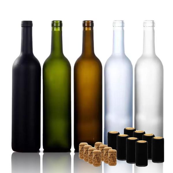 Clear/Amber 750ml Premium Glass Wine Bottles - B2B Bulk, Food-Safe, Custom Branding for Suppliers​