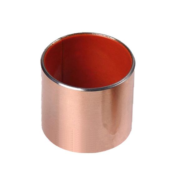 Composite Bearing Material Flat Strip, Red Polymer Fibres, Steel With Sinter Bronze Interlayer