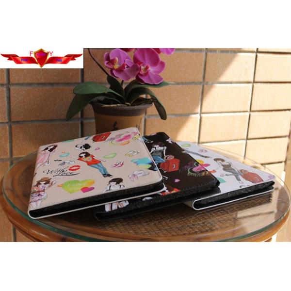 New Fahion Modern Lady Ipad 2/3/4 PU Cover Cases Smart Sleep Durable High Quality