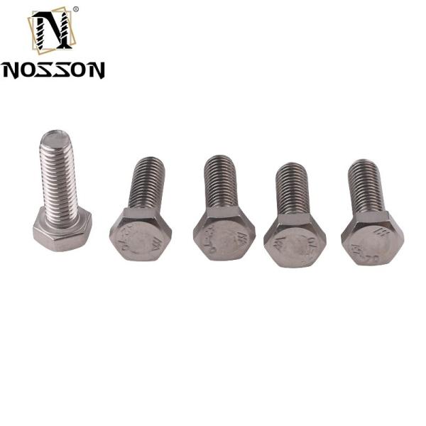 ZINC PLATED M6 Hex Head Bolt Metric Measurement System Titanium Hex Bolts and Nuts DIN 931 for Products