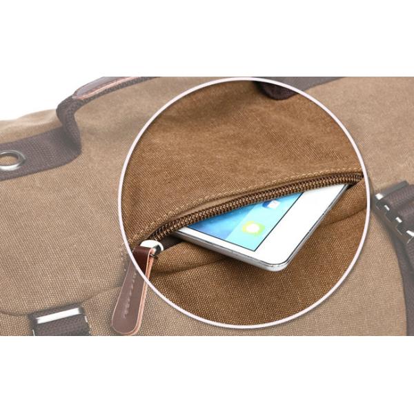 Large Capacity Stylish Travel Backpacks , Canvas Hiking Backpack Duffle Bag