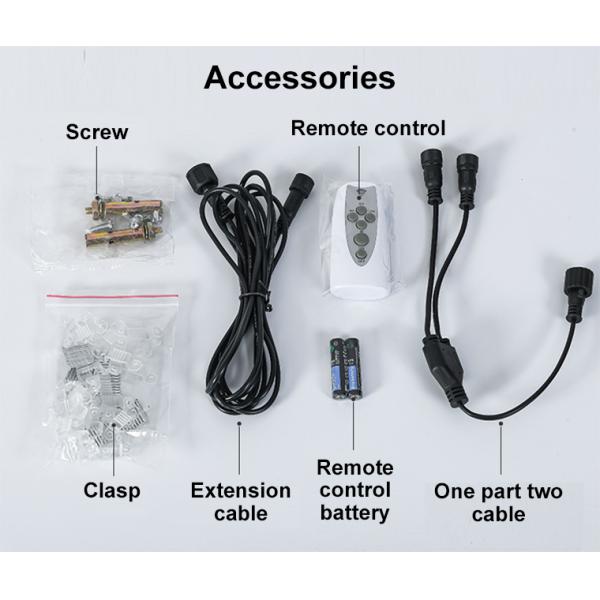 2200k 10 метров солнечный свет полоса наружных солнечных канатов