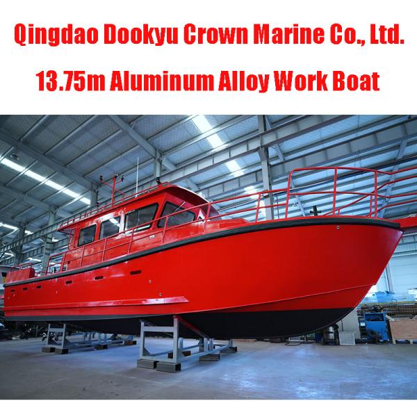 13m Aluminum Alloy Patrol Work Boat with Ship Class Certificate