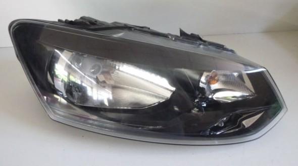Black Power Heated VW POLO LED Car Headlights OEM 6R1 941 015 E / 016 E
