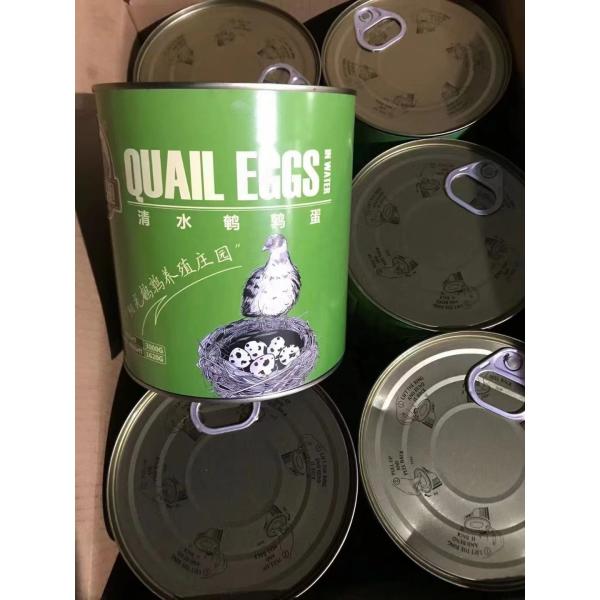 High Protein Fresh Table Eggs Brown And White Cooked 425g Canned Salted Quail Eggs