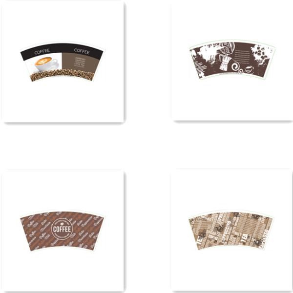 Устранимое сопротивление воды вентилятора 135gsm бумажного стаканчика Eco дружелюбное для контейнера мороженого