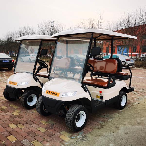 Cellule au plomb personnalisée électrique 4 roues 6 passagers chariot de golf nouvelle énergie