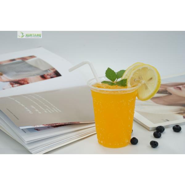 5mmx180mm Biodegradable Bendy Straws Eco Friendly