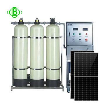 Système de purification d'eau à énergie solaire RO 220V Purificateur d'eau à base de PLC solaire