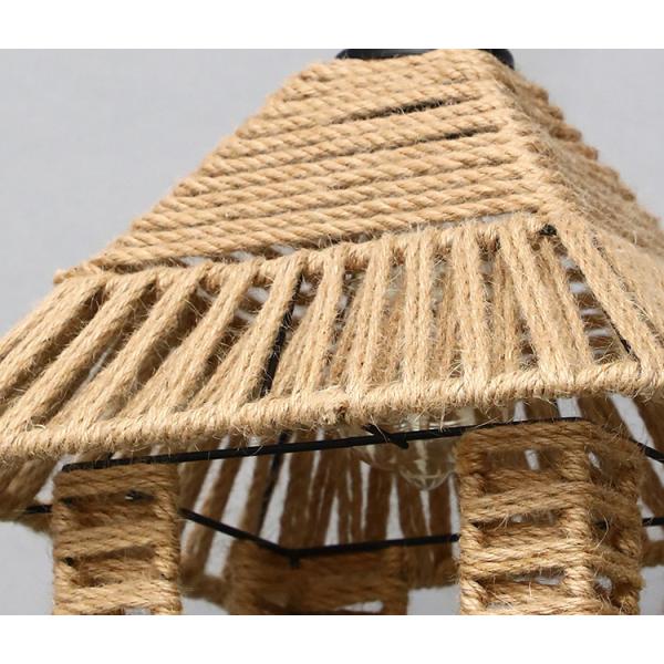 Vintage Pendant Lamp E27  Rope Iron Lampshade For Bar Shop/Coffee House Loft pendant lamp(WH-VP-247)