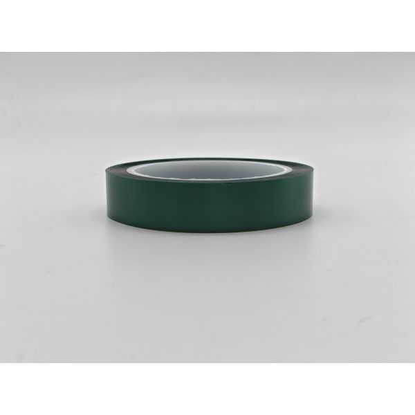 Green 75µm Thickness PET Tape with Silicone Adhesive for Residue-Free Removal