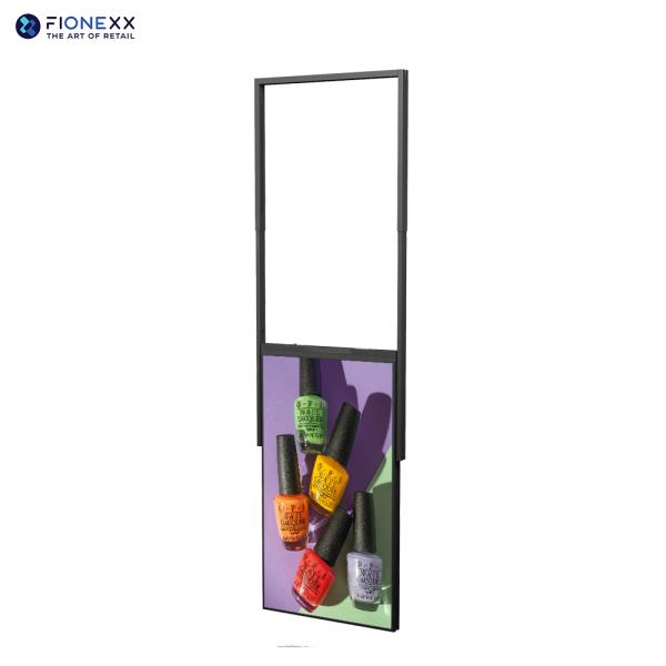Affichage à deux côtés de 55 pouces avec fenêtre suspendue Affichage LCD avec lunette étroite 14,3 mm