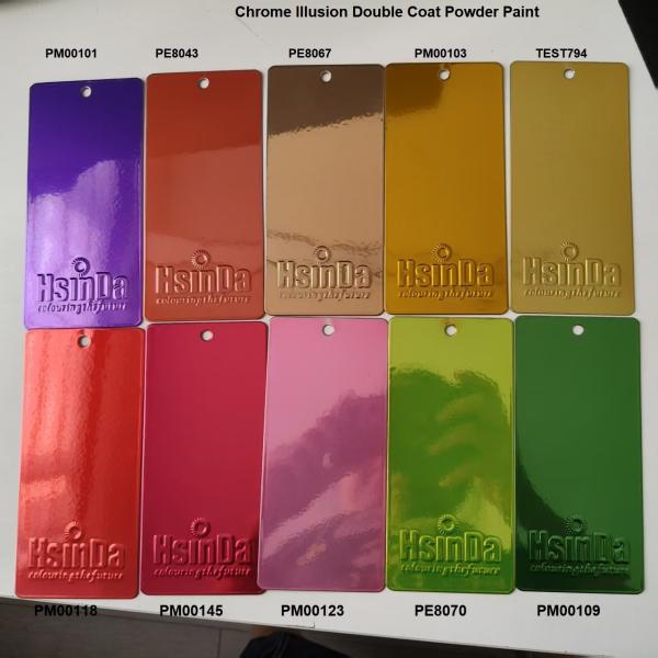 Pintura de recubrimiento en polvo cromado 50 kg para metal con acabado de alto brillo