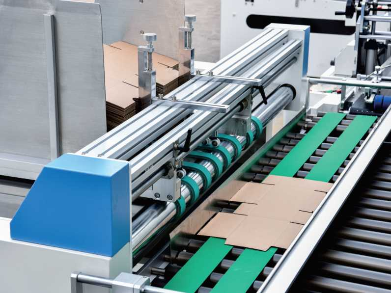 LY-1450WG-900 Multifunctional Zipper Box Paste Double-sided Adhesive Machine    Automatic Carton Tape Applicator   Folding Carton Processing Equipment