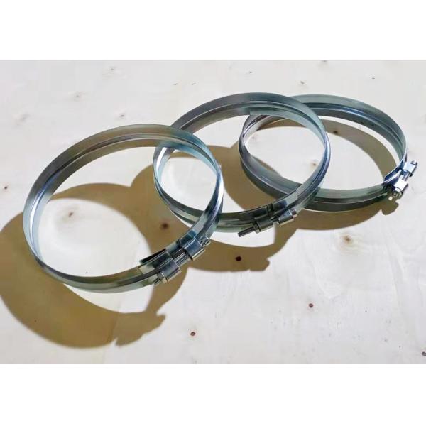 275mm Galvanized Pipe Clamp Carbon Steel Bolt Connection Fittings Adjustable