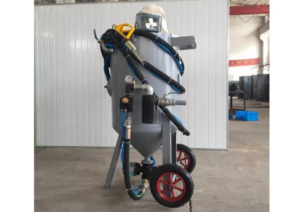 80 Gallon Pressure Tank Abrasive Blast Cabinet Parts , 8 / 10 / 12mm Nozzle Auto Sandblasting Equipment