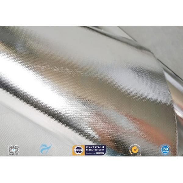 Прокатанная жара ткани 97% стеклоткани алюминиевой фольги отражает 300℃ не горючее