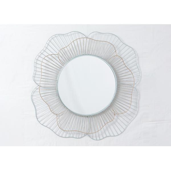 Elegance Wrought Metal Wall Art Mirror