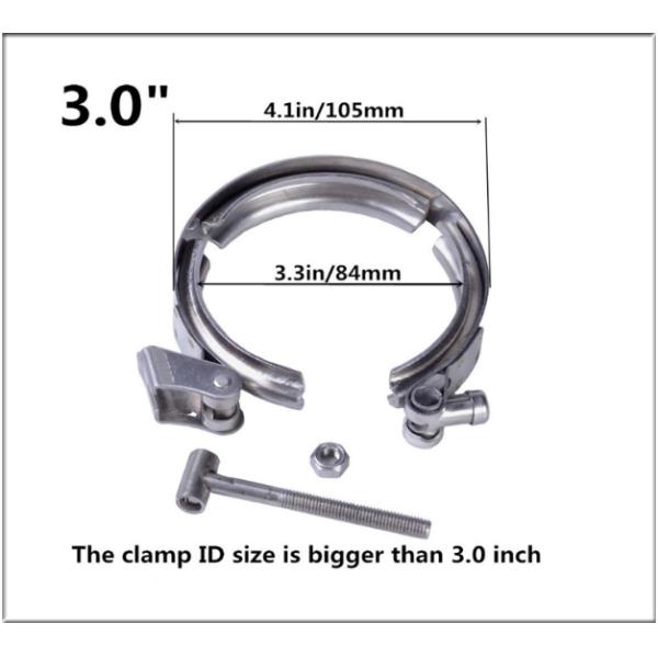 Отполированная 3 струбцина диапазона титана v дюйма 19mm