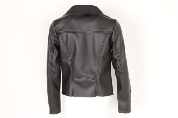 Ladies Cool leather jacket, Women's Bomber Leather jacket, bonded fur, hot popular