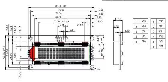 Industrial Grade 16x2 Character LCD Display 5V Logic Supply Monochrome LCD Screen