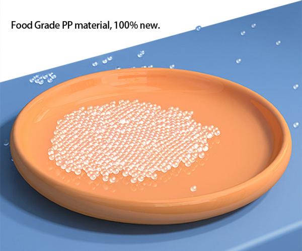 250 ml de garrafas de plástico transparente de PP para recipientes de reagentes de laboratório