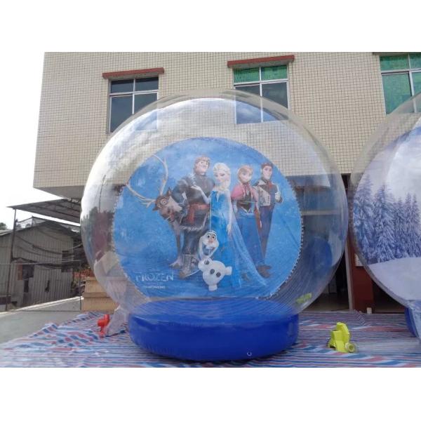 глобус снега ПВК Трапаулин 0.5мм на открытом воздухе раздувной для парка атракционов