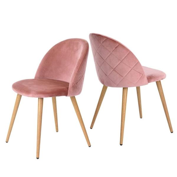 Wood Dinning Dining Room Chairs Grey Fabric Wedding Chair Patchwork Fabric Cover Beech Wood Legs