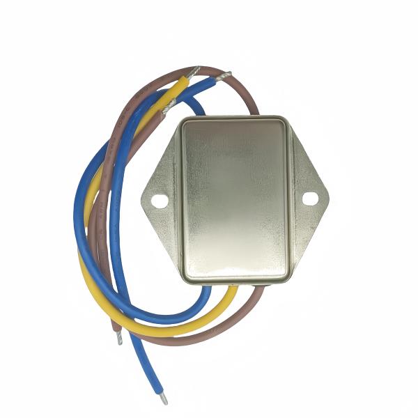 EMI-фильтр 115V/250V однофазный низкопроходный антиинтерферент CW1B-6A/1A/10A-L ((040)