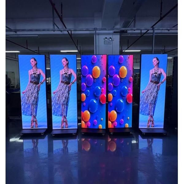 Energy-saving，High Brightness Double-sided LED Poster Display Colorful Multifunctional Advertising Video Wall