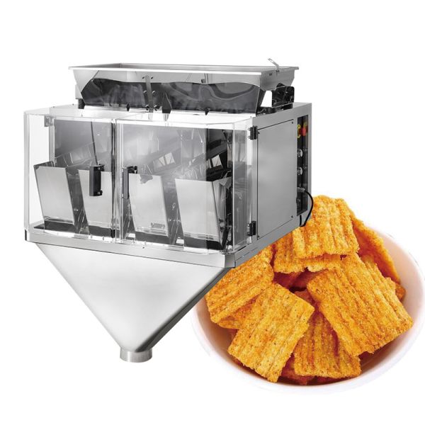 Linear Weigher Packaging Line Automatic Rice Sugar Salt Bean Packaging Machine Granule Weighing And Packing System