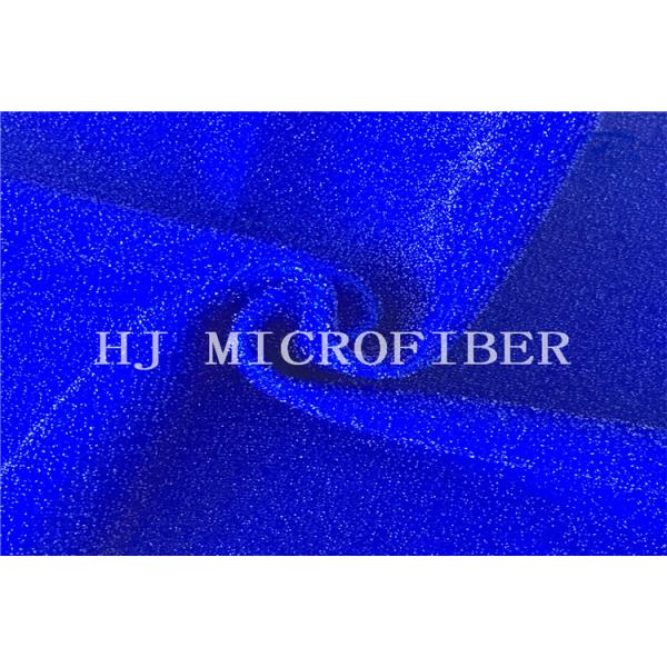 Blue Color Microfiber Cleaning Fabric Jacquard Big Peral Shaped Cloth With PP Hard Wire
