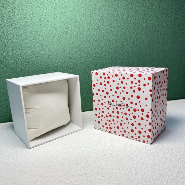 Polka Dot Wrist Watch Packaging Boxes Two Piece Lift Off Cardboard Gift Packaging