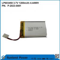 GP603450 消費電子機器および医療用 セル 1200mAh 3.7V UL & UN38.3 証明済み ストックで オーダーメイド