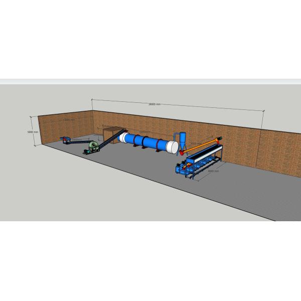 биомасса опилк 18.5kw брикетируя уголь биомассы машины 280kg/H делая машину