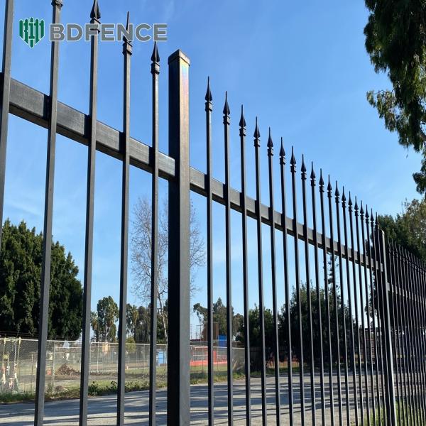 Outdoor Heritage Tubular Steel Fence Period Accurate
