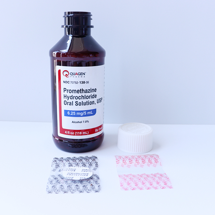 115 ml Empty Cough Syrup Quagen Blue Bottle
