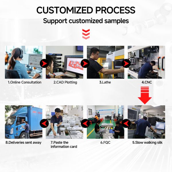Precision CNC Turning Milling Parts Micro Machining Customized Sizes