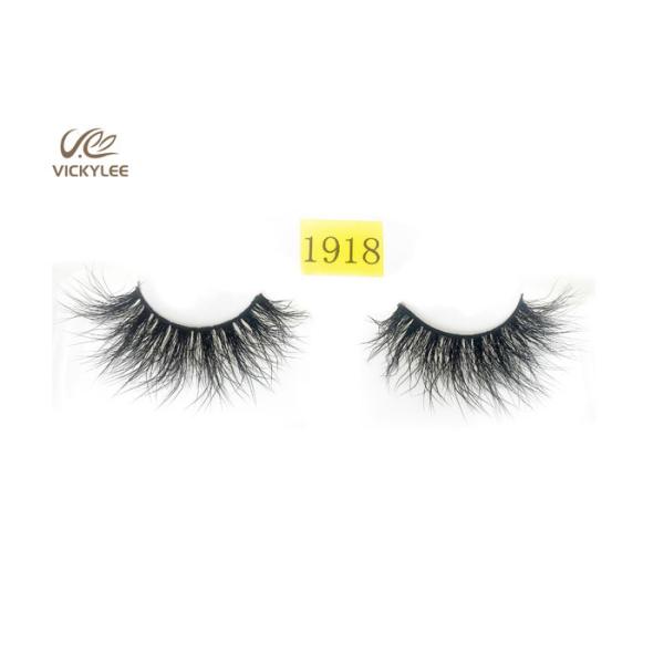 Plastic Cotton Stalk Fluffy 22mm Dramatic False Eyelashes