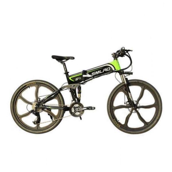 40km/H 26 Inch Folding Electric Bike , SMLRO S11 Electric Bike