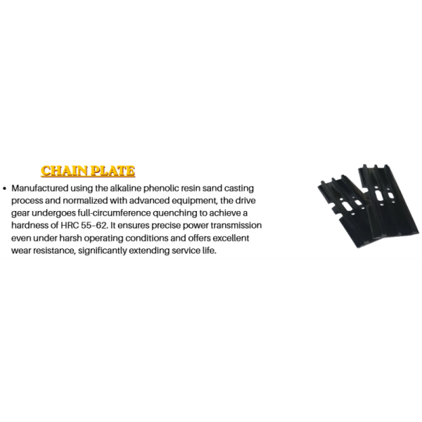 Excavator Track Chain For CATE320, 49 Links Heavy Duty Track Link Assembly